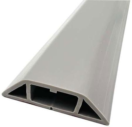 Serenitison PVC Cord Cover Floor,Self Adhesive Wire Hider Cover,Cable Cover,Electrical Cable Tidy,Wire Cover For Extension Cords,Cable Channel To Protect Wires Prevent Cable Trips,Anti Trampling