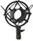 Universal Mikrofonhalter,Verstellbarer Mikrofonhalter,Mikrofonständer Shock Mount Reduziert Vibrations,Mikrofonclip Verbesserter, für Mikrofone mit Außendurchmesser Zwischen 45 mm und 50 mm