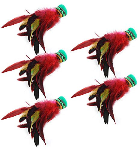 aqxreight 5PCS 20CM Feder-Federball für Wettkampfsport-Spaß-Fußspiele