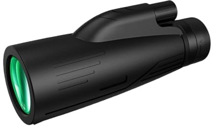 Telescopio Monocular 12X50 HD con Zoom, De Alta Potencia BKA4, Visión Largo Alcance For Observación Aves Al Aire Libre, Caza, Camping Y Turismo(with Normal Tripod Mount)