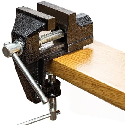 Mini abrazadera de mesa pequeña para banco de banco nuevo mejorado fabricación de hierro fundido joyeros, pinzas de pasatiempo, herramienta de reparación de manualidades, tornillo de banco de trabajo