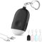 Hion Taschenalarm Frauen,130DB Wiederaufladbar Persönlicher Selbstverteidigung Alarm mit LED-Beleuchtung,Panikalarm Handtaschenalarm Schlüsselanhänger für Frauen,Kinder,ältere Menschen（Schwarz）