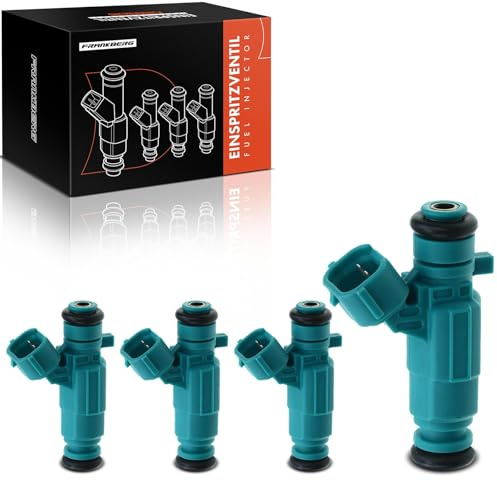 Frankberg 4x Einspritzventil Injektor Kompatibel mit i20 PB PBT 1.2L Benzin 2008-2012 Replace# 35310-03000