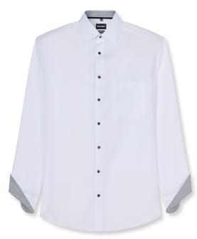 OLYMP Herren Oberhemd Langarm Hemd,einfarbig,Einfarbig,Comfort fit,New Kent,anthrazit 67,50