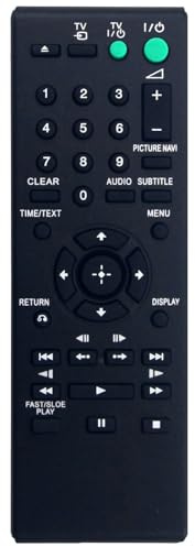RMT-D197P Télécommande de rechange pour Sony DVP-SR510H DVP