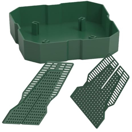 Feeder Dish – professionellt reptilfoder för levande | Anti-eskapen-superworm-matare, perfekt tank och akvarietillbehör med klätterpelare för byte