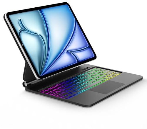 Tiiomioon Magic Case Keyboard for iPad Air 13 Inch M2 2024/ M3 2025/M4 2026