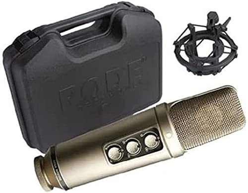 RØDE NT2000 Vielseitiges Großmembran-Kondensatormikrofon mit stufenloser Richtcharakteristik, Vordämpfung und Hochpassfilter für Gesangs- und Instrumentenaufnahmen