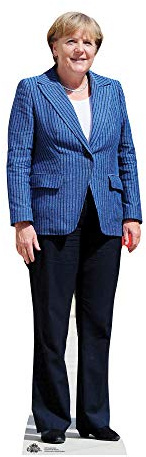 Angela Merkel-Pappfigur, Lebensgröße