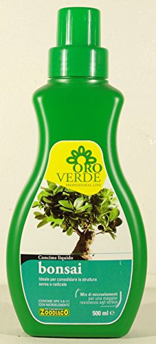 CONCIME LIQUIDO SPECIFICO PER LA COLTIVAZIONE DEI BONSAI IN CONFEZIONE DA 500 ML