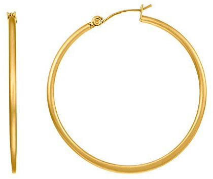 Heideman Creolen Damen Edelstahl matt 40 oder 25mm | Zeitlose Creolen für jeden Anlass, hautfreundlich, nickelfrei und leicht zu tragen, tolle Geschenkidee