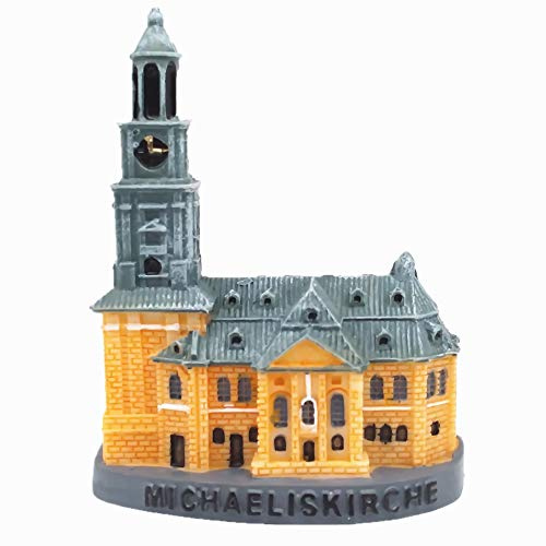 St. Michaelis-Kirche Hamburg Deutschland 3D Kühlschrankmagnet Souvenir Geschenk Heim & Küche Dekoration Magnetaufkleber St. Michaelis-Kirche Hamburg Deutschland Kühlschrankmagnet