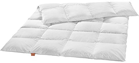 sleepling Sommer Daunendecke 100x135 cm Kinder, leichte Sommerdaunendecke, 90% Daunen & 10% Federn, Kinderbettdecke, Sommerbettdecke 100x135cm, Made in EU, Downpass, Oeko-Tex, waschbar bis 60 Grad