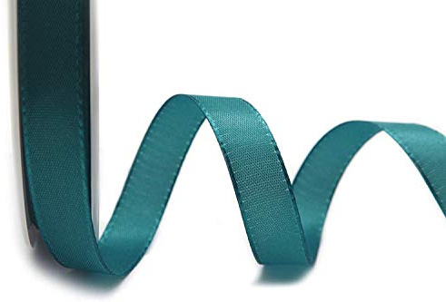 finemark 50 m x 15 mm TAFTBAND Petrol Dekoband Geschenkband Stoffband Tischdeko Hochzeit Ostern Schleifenband Visco TAFT Kartengestaltung Basteln