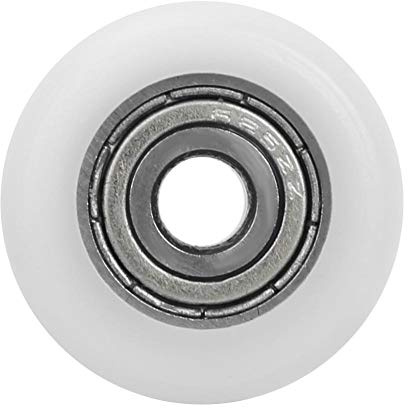 Inbäddat kullager, 10 stycken remskiva av nylon i plast, 5 x 23 x 7 mm spårkullager