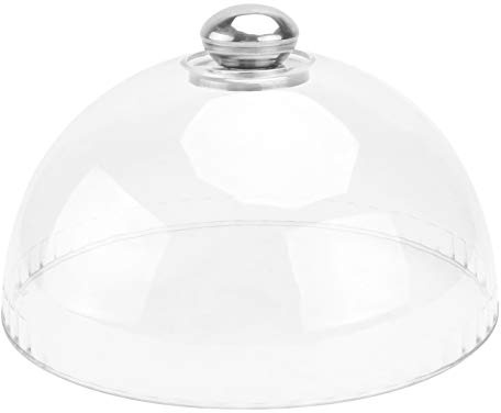 Tomaibaby 21CM Acrylic Food Tent Cover - Clear Food Protector Dome for Home Restaurant - Professional Cake Stand Cover & Dessert Display Shield - Transparent Buffet Fly Screen