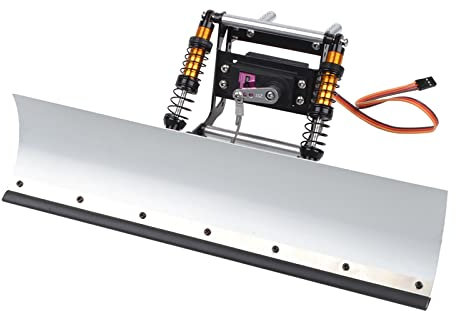 KIPEKE Pièces de Mise à Niveau de Chasse-Neige RC durables, Chasse-Neige de Voiture modèle RC, Outils de Pelle de Rechange pour 1/10 RC TRX4 SCX10 RC Voiture Tout-Terrain Bricolage modèle Buggy
