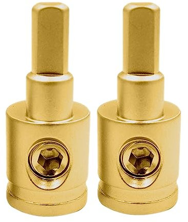 Novent Car Audio Wire Terminals | High Brass For Speaker - Auto Wiring Terminals Car Speaker Distribution Block Amplifier Wire Connectors