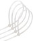 Fascette in nylon bianco, 30 pezzi, larghezza 4,8 x lunghezza 250 mm
