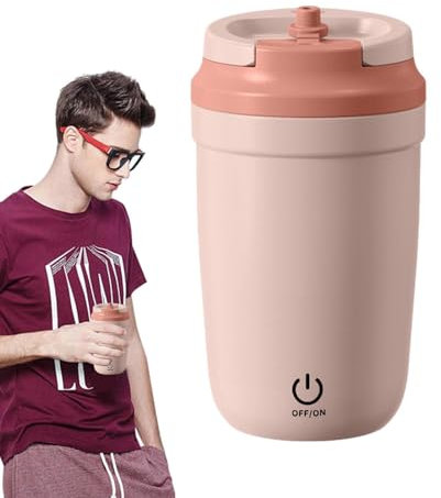 Taza de café autoagitante | Taza de café automezclante magnética automática recargable - Vaso de acero inoxidable con mezcla automática para café, té, leche, chocolate, hogar, uf