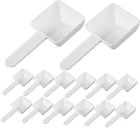 Garneck Set Di 20 Misurini Per Spezie Da Bucato Misurini Riutilizzabili in Plastica Per Liquidi Utensili Compatti Per