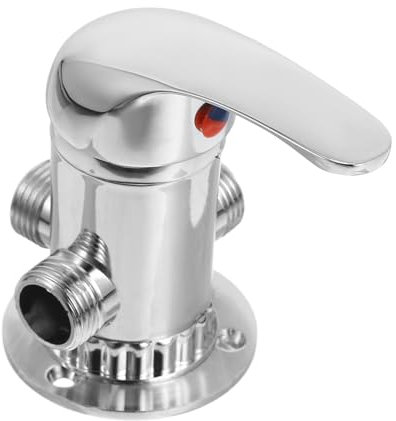 NUOBESTY Wege-thermostat-duschmischventil Wassertemperatur-hahn Kaltventil-steuerung Kompatibel Mit Duschköpfen Einfache Installation Haltbares Material