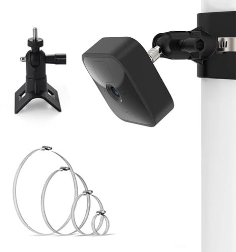 Kamera Wandhalterung Kamera Pole Montagehalterung Ring Halterung üBerwachungskamera Halterung Ring Wandhalterung Kamerahalterung 360 Grad Verstellbar für arlo/wyze/eufycam Outdoor Kameras
