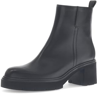 Gabor dam Chelsea boots, stövletter, måttlig multibredd (G),bästa passform, Svart 27, 39 EU