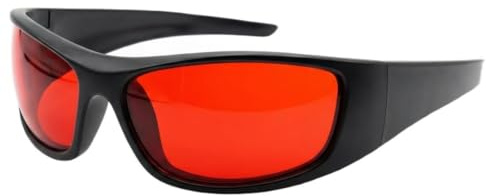 Bloomoak 99.9% Blue Green Light Blocking Dual AR Coatings Red Lens for Computer Gaming Reduce Eyestrain, Improve Sleep