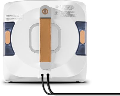 jnerkert Robot per la pulizia delle finestre Dual Spray, Dual Side Spray con doppio serbatoio da 110 ml, aspirapolvere intelligente per finestre interni/esterni, modalità di pulizia a umido
