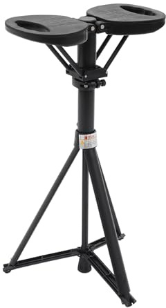 Tragbarer Gehstockstuhl & Klapphocker, Verstellbar (87-95cm) & Leicht (1.23kg) - Max. 150kg, Ideal für Wandern, Reisen und als Gehhilfe im Alltag