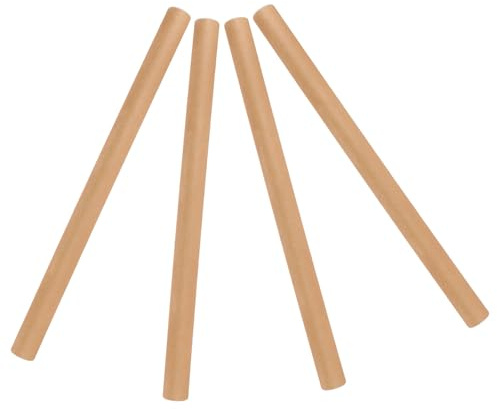 Mailing Tube 4 Pack Kraft Paper round Brown for Drawings and Office