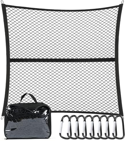 efuturetime Red Maletero Coche Extensible 120 × 120 cm, Capa Simple