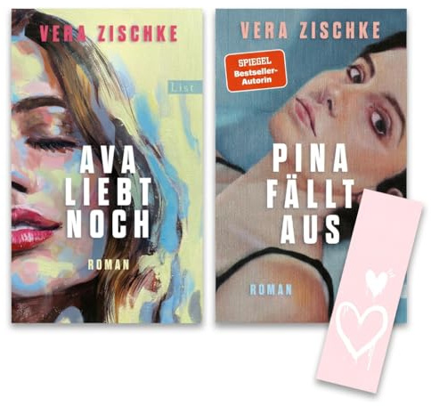 Vera Zischke - Familienroman Buchset: Ava liebt noch & Pina fällt aus - SPIEGEL-Bestseller Romane über Liebe, Familie und Freiheit - Liebesromane Bücher Bundle mit exklusivem Lesezeichen