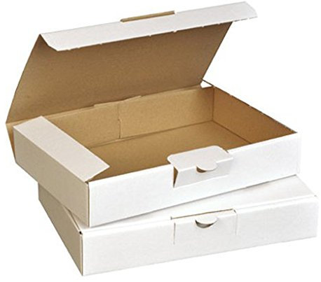 Maxibriefkarton 350 x 250 x 50 mm DIN A4/B4 Großbriefkarton Warensendung 50 Stück Weiß