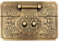 12 cm cuadrado decorativo latón antiguo pequeño cerrojo armario caja pestillo muebles accesorios hardware