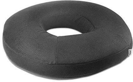 KMINA - Sitzkissen Rund 42,5x42,5x9 cm, Orthopädisch Ringkissen, Antidekubitus Rollstuhl, Hämorrhoiden, Runde Dekubitus