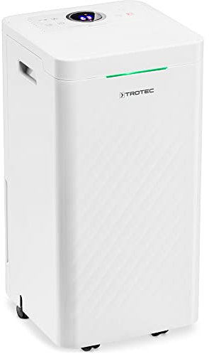 TROTEC TTK 27 HEPA Design deumidificatore e purificatore d'aria adatto per ambienti fino a 15 m²/37 m³, deumidificatore, protezione da troppopieno, serbatoio dell'acqua