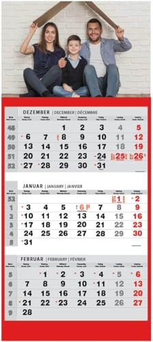 Fotokalender Ihre Fotos in einem Kalender. Dreimonatskalender für Ihre Wand. Gestalten Sie Ihren Kalender