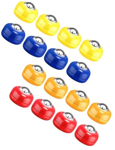 YMLOVE 16 unids/set Mini Shuffleboard Pucks Shuffleboard Mesa Pucks Curling Accesorios Reemplazo Diámetro 25mm Interior Shuffleboard Juegos Pucks para el Hogar
