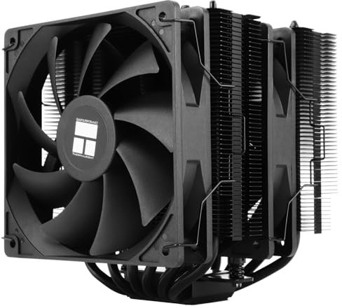 Thermalright Peerless Assassin 120 SE Black CPU Cooler, 6 Heat Pipes PC Cooling, Dual Towers and Dual PWM Fans, Computer CPU Air Cooling for AMD:AM4 AM5&Intel LGA1150/1151/1200/1700/1851,Black