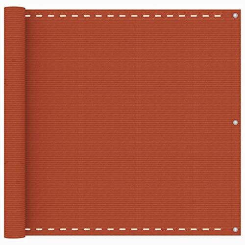 Home & Garden Item-Balcony Screen Orange 90x500 cm HDPE