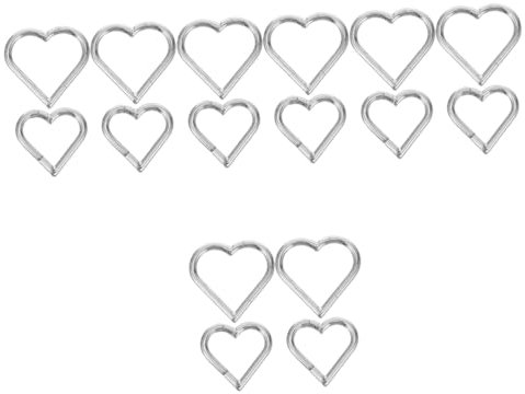 GALPADA 16pièces Boucles De Nez Forme De Cœur Bijoux De Anneaux De Piercing Élégants