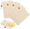 AEIOPRS 4 Pcs sachets à savon bio en coton 100% Idéal pour savon à cheveux et gel douche solide