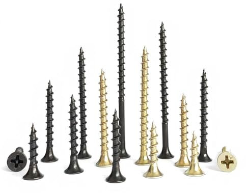 Selbstschneidende Phillips-Flachkopf-Schrauben, Erweiterte Hart-Hart-Schrauben, Geschwindigkeitsangriff, grobe Stradakes, Kreuz-Gegenvisier-Schnellschneidschraube, M4-M4 * 20 * schwarz * 420 Stück(M4*