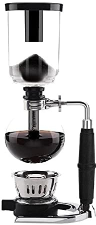 Cafetière Siphon Thé Siphon Pot à Vide Cafetière en Verre Type Machine à Café Filtre Kahve Makinas Cafetière 5Tasses Intéressant, HUANGHAIQIU