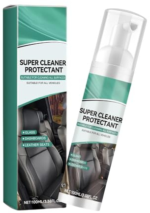 THINCAN Pulitore Multifunzionale Per Braccio Auto In Pelle E Tessuti Rimozione Macchie 100 Ml Detergente Schiuma Seggiolino Auto E Protezione Ad Asciugatura Rapida Detersivo