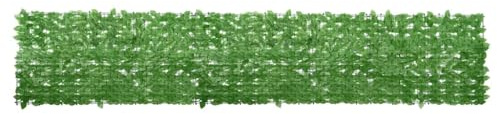 Brise-Vue Végétal pour Balcon et Jardin, Brise Vue Balcon Exterieur avec Feuilles Vertes, Brise Vue terrasse en Polyéthylène Résistant, Protection Balcon Contre Soleil et Regards, Vert,400 x 75 cm