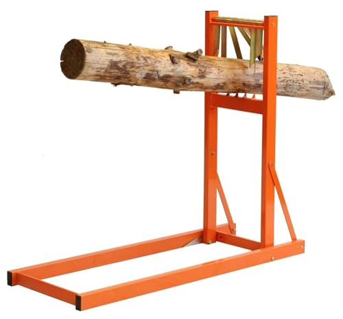 Justerbar Vedbock, Fällbar Sågbock för att Såga Ved & Stockar - Kraftig Bärbar Ställning för Vedkapning Load capacity: 150kg
