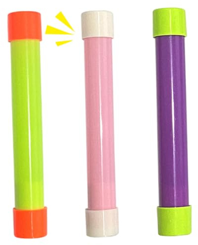 Temeemeg 3Pcs Groan Tube Funny Noisemaker Toys for Kids Giggle Stick for Party Games and Presents, Random Color.